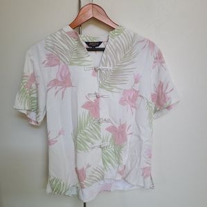 VINTAGE SHAVER LAKE Floral Top (M)